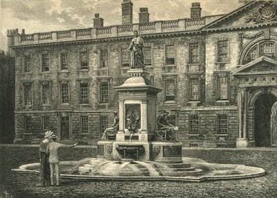 The Fountain, Kings College, Cambridge, final do século XIX. de Unbekannt