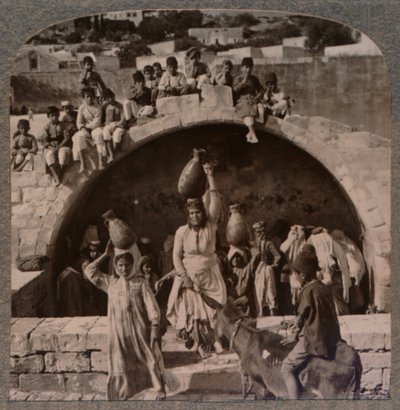 A Fonte da Virgem, Nazaré, c1900 de Unbekannt