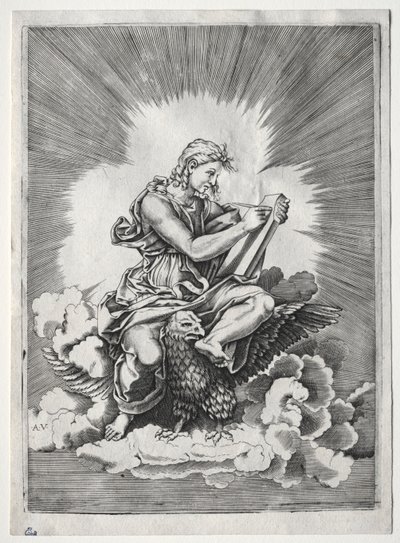 Os quatro evangelistas: São João, c. 1518 de Unbekannt