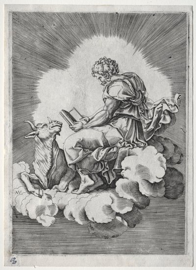 Os quatro evangelistas: São Lucas, c. 1518 de Unbekannt