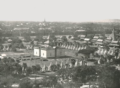 Os quatrocentos e cinquenta templos, Mandalay, Birmânia, 1895. de Unbekannt
