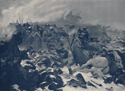 Décimo quarto da linha em Eylau, fevereiro de 1807, 1896 de Unbekannt