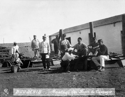A Legião Estrangeira Francesa em manobras, Boudenib, Marrocos, 1911 de Unbekannt