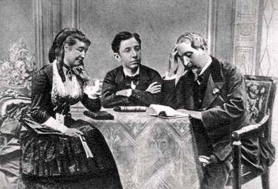 A família imperial francesa no exílio, Chislehurst, Kent, 1871-1873 de Unbekannt