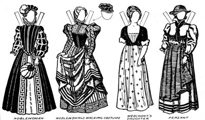 A Galeria de Trajes: Vestidos Usados nos Dias em que a Rainha Mary Reina, c1934 de Unbekannt
