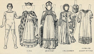 A Galeria de Trajes Históricos: Os Vestidos Usados nos Dias de Richard I, c1934 de Unbekannt