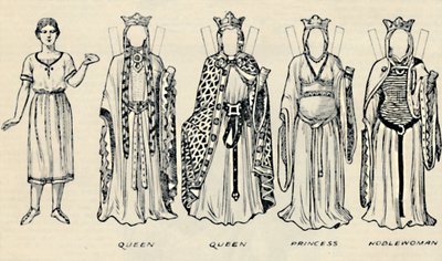 A Galeria de Trajes Históricos: Os Vestidos Usados nos Dias de Richard I, c1934 de Unbekannt