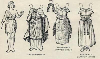 A Galeria de Trajes Históricos: O que os britânicos e romanos costumavam usar, c1934 de Unbekannt