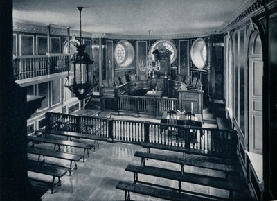 O Tribunal Geral no Capitólio de Williamsburg, c1938 de Unbekannt