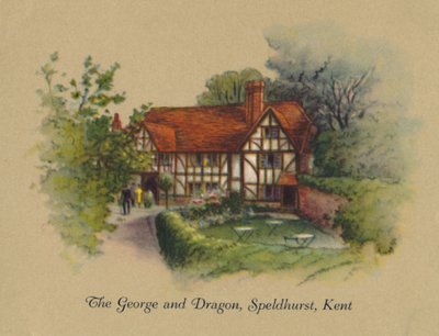 O George e o dragão, Speldhurst, Kent, 1939 de Unbekannt