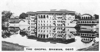 O Ghopal Bhawan, Deeg, Rajastão, Índia, c1925 de Unbekannt