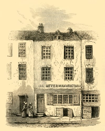 A casa dos fantasmas em Cock Lane, c1872. de Unbekannt