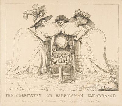 O homem intermediário ou o carrinho de mão embaraçado, 15 de maio de 1786. de Unbekannt