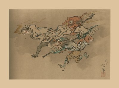 O Vôo Goblin, final do século XVIII a princípios do século XIX, 1886 de Unbekannt