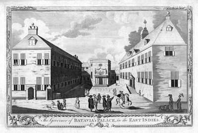 O governador do Palácio de Batavias, nas Índias Orientais., C1750 de Unbekannt