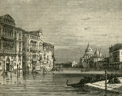 O Grande Canal, Veneza, 1890. de Unbekannt