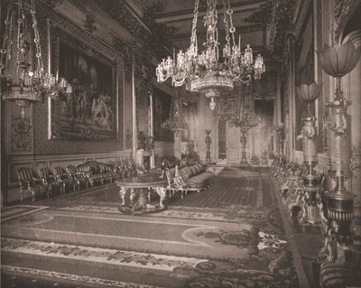 A grande sala de recepção, Castelo de Windsor, Berkshire, 1894. de Unbekannt
