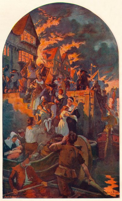 O Grande Incêndio de Londres, 1666 1905 de Unbekannt