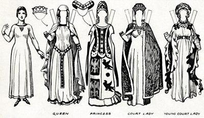 A Grande Galeria de Trajes Britânicos: Vestido Usado em Edward The Thirds Reign, c1934 de Unbekannt