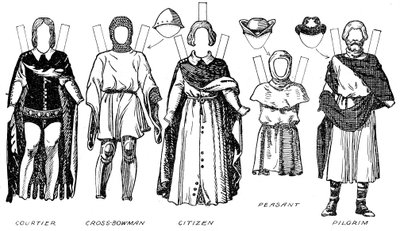A Grande Galeria de Trajes Britânicos: Vestido Usado em Edward The Thirds Reign, c1934 de Unbekannt