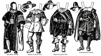 A Grande Galeria de Trajes Históricos: Alguns Vestidos de Charles The First Time, c1934 de Unbekannt