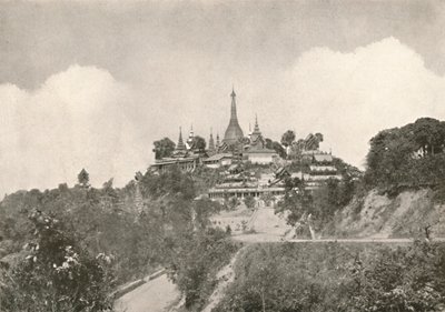 O Grande Pagode, Moulmein, 1900. de Unbekannt