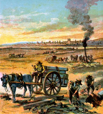 A grande praga de 1665, c1850 de Unbekannt