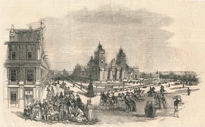A Grande Praça, México, 1845. de Unbekannt