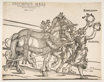 O Grande Carro Triunfal, oito folhas.n.d. de Unbekannt