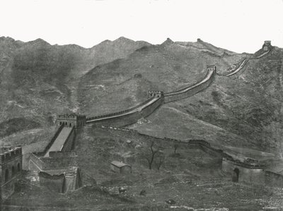 A Grande Muralha, Pekin, China, 1895. de Unbekannt