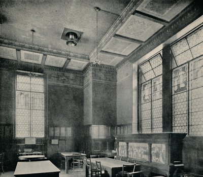 A sala de jantar verde no South Kensington Museum, c1870. de Unbekannt