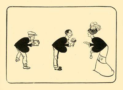 A saudação sobre as três espadas, 1910. de Unbekannt