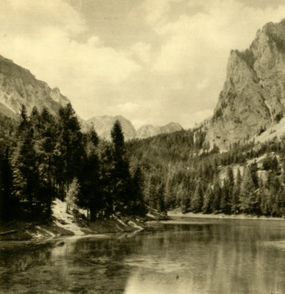 The Grüner See, Estíria, Áustria, c1935. de Unbekannt