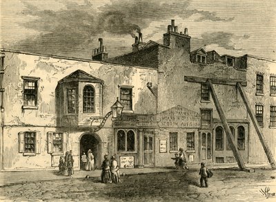 The Gun Tavern, 1820, c1876. de Unbekannt