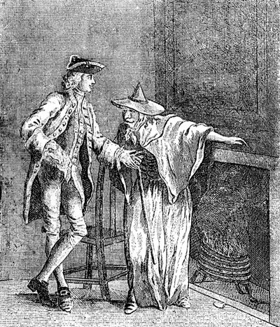 O Gypsey conversando com o inspetor geral da Grã-Bretanha, c1753 de Unbekannt