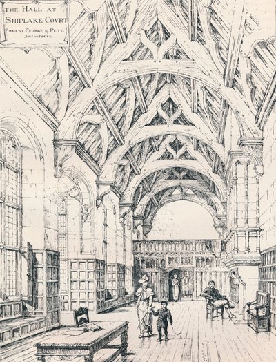 O Salão, Shiplake Court, 1898 de Unbekannt