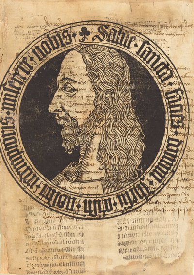 A Cabeça de Cristo, c. 1500. de Unbekannt