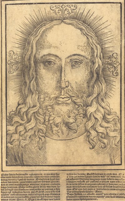 A Cabeça de Cristo, provavelmente 15001510. de Unbekannt