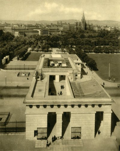 O monumento dos heróis, Viena, Áustria, c1935. de Unbekannt