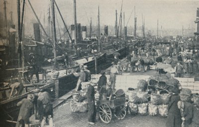 A estação do arenque em pleno andamento, 1937 de Unbekannt
