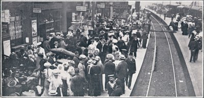 O êxodo de férias de Londres, 1906 de Unbekannt