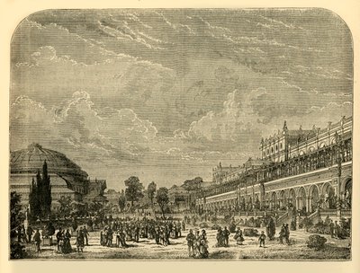 O Jardim de Horticultura e o Edifício de Exposições, c1876. de Unbekannt