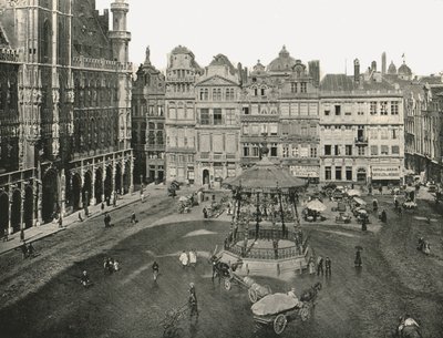 O Hotel de Ville, Bruxelas, Bélgica, 1895. de Unbekannt