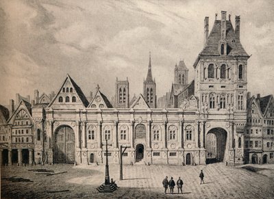 O Hotel de Ville em 1583, 1915 de Unbekannt