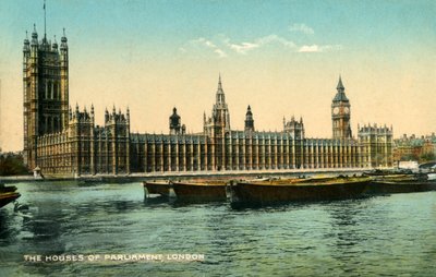 As Casas do Parlamento, Londres, 1925. de Unbekannt