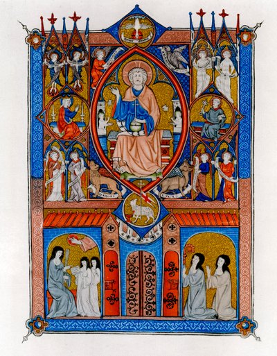 O estado ideal de Sainte Abbaye, c1300 de Unbekannt
