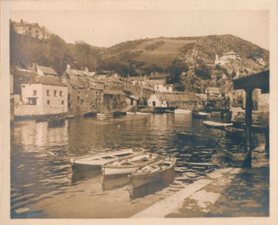 O Porto Interior - Polperro, 1927 de Unbekannt