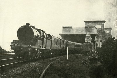 Correio irlandês, saindo da ponte Menai, c1930. de Unbekannt