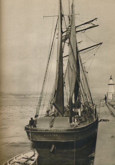 O menestrel irlandês, uma escuna de três mastros de madeira, 1937 de Unbekannt