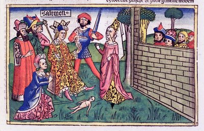 O julgamento de Salomão de Unbekannt